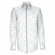 Camisa entallada en tejido con estampado floral