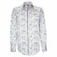 Camisa de corte recto en tejido con estampado floral AE3AM1