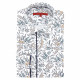 Camisa de corte recto en tejido con estampado floral AE3AM1