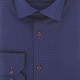 Camisa de tejido estampado de corte recto AE5AM1