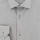 Camisa de corte recto con micropatrones bordados AE6AM1