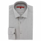 Camisa de corte recto con micropatrones bordados AE6AM1