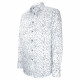 Camisa entallada en tejido con estampado floral AE7AM1