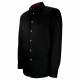 Camisa entallada de tejido liso