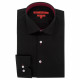 Camisa entallada de tejido liso