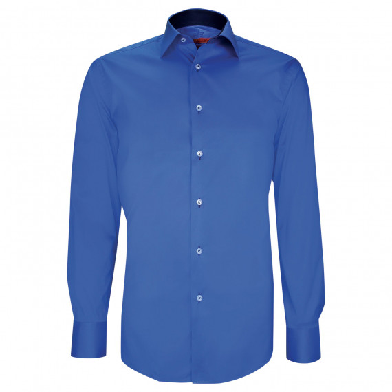 Camisa entallada de tejido liso AE9AM2