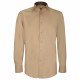 Camisa entallada de tejido liso AE9AM3
