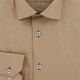 Camisa entallada de tejido liso AE9AM3