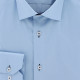 Camisa entallada de tejido liso AE9AM4