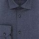 Camisa entallada de tejido estampado estructurado AE10AM1
