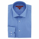 Camisa entallada de algodón liso AE12AM2