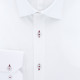 Camisa lisa entallada, 100% algodón AE14AM1