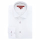 Camisa lisa entallada, 100% algodón AE14AM1
