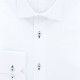 Camisa lisa entallada, 100% algodón AE14AM2
