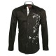 Chemise brodée FLOWERTY Andrew Mc Allister E5AM1