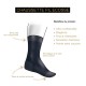 Chaussettes FIL D'ECOSSE Emporio balzani FIL-NAVY