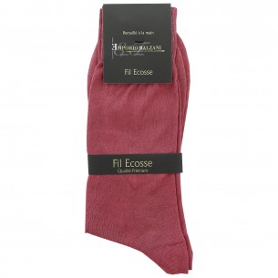 Chaussettes FIL D'ECOSSE Emporio balzani FIL-RASPB