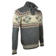 Pull jacquard CORTINA Emporio balzani H1028-GRIS