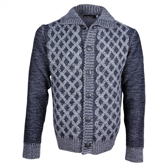 Gilet torsade GIORGIO Emporio balzani M3002-BLU