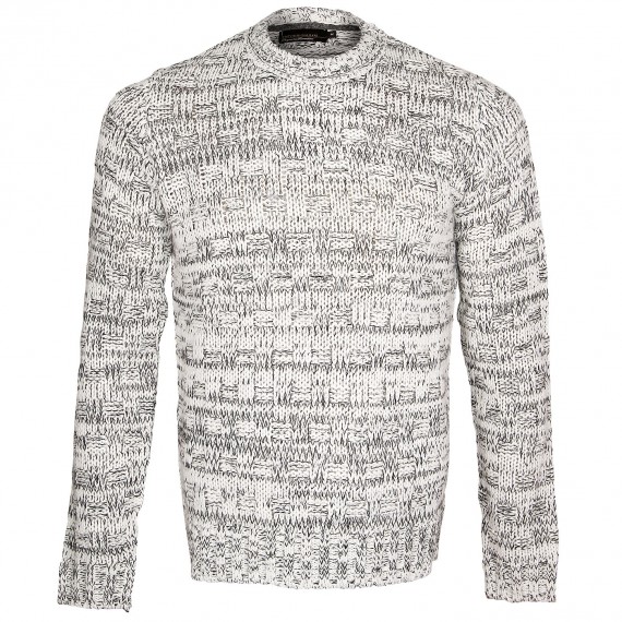 Pull chiné BIELA Emporio balzani N10344PA-BLANC