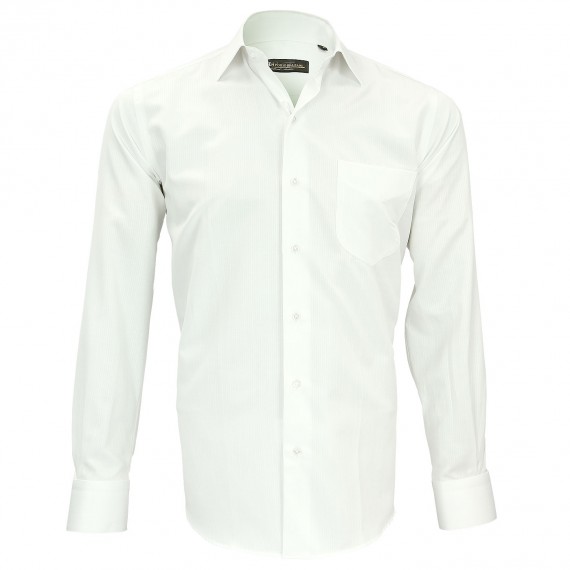 Chemise en popeline armurée CLASSICO Emporio balzani N17EB7