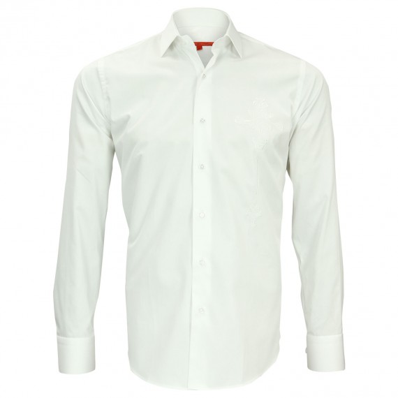 Chemise brodée LEEDS Andrew Mc Allister N1AM1