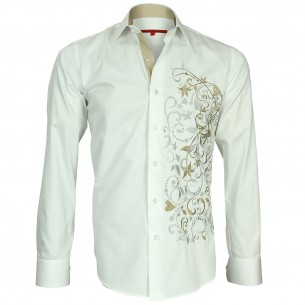 Chemise brodée FLOWERTY Andrew Mc Allister N2AM2