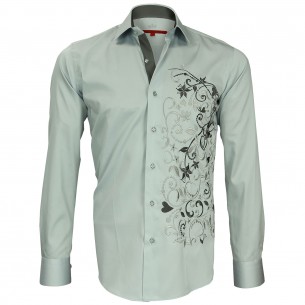 Chemise brodée FLOWERTY Andrew Mc Allister N2AM3