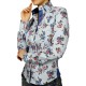 Chemise imprimée FLOWERTY Andrew Mc Allister AF1AM2