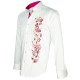 Chemise brodée FOX-ROSE Andrew Mc Allister Q12AM1