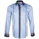 chemise bi-matiere IKSBY Andrew Mc Allister Q17AM2