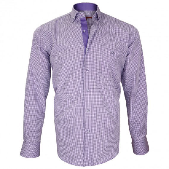 Chemise imprimée vichy FAIRWAY Andrew Mc Allister Q10AM1