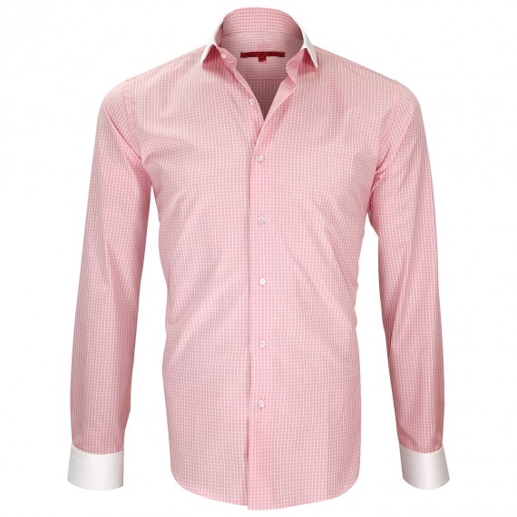 Camisa cuello italiano