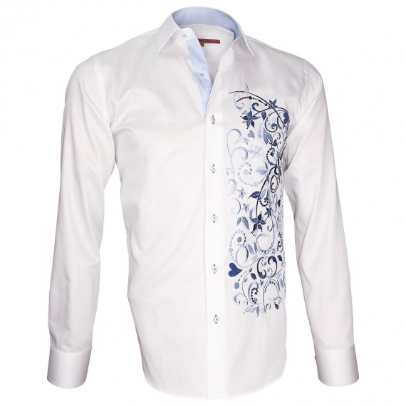 Chemise brodéeFLOWERTY Andrew Mc Allister T5AM1