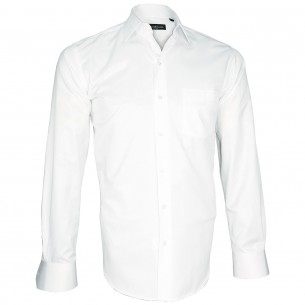 Chemise armure diagonaleBIANCO Emporio balzani T5EB3