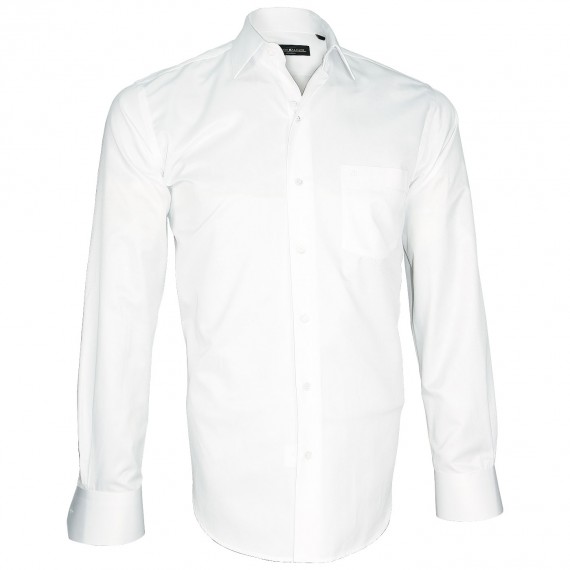 Chemise armure diagonaleBIANCO Emporio balzani T5EB3