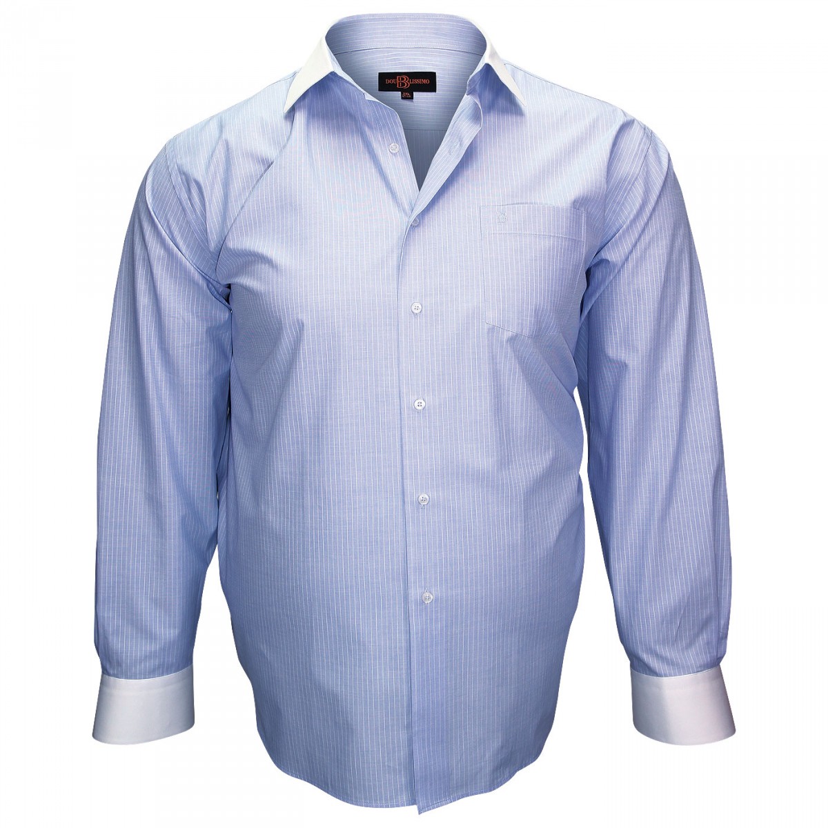 camisa talla grande cuello blanco