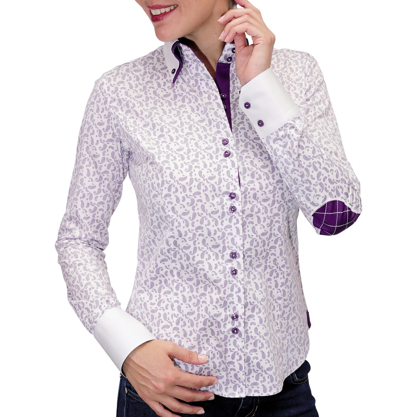 camisa con coderas hombre