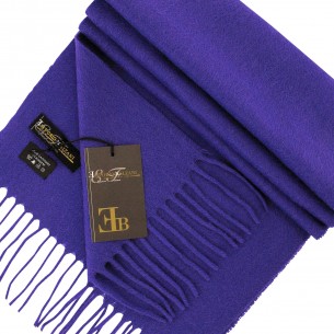 Echarpe100 % CACHEMIRE Emporio balzani CASH-VIOLET